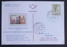 Charger l'image dans la galerie, Rare carte Neo Maximum 1er Jour timbre Français des Grand Hommes de la C.E.E.