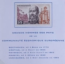 Charger l'image dans la galerie, Rare carte Neo Maximum 1er Jour timbre Français des Grand Hommes de la C.E.E.