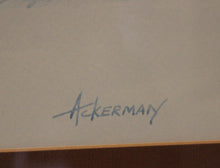 Charger l'image dans la galerie, "Paysage de nouvelle Zélande" aquarelle par F.E. ACKERMAN