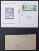 Charger l'image dans la galerie, Rare carte Neo Maximum Voyage de Paul VI en Terre Sainte