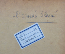 Charger l'image dans la galerie, "L'oiseau blessé" Arlequin debout par Gilberte Schmitt