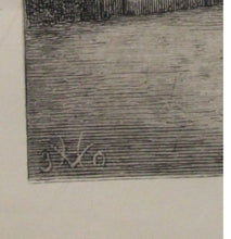 Charger l'image dans la galerie, Gravure de la porte de l'Avancée Mont Saint-Michel part Henri Léon VOISIN