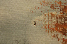 Charger l'image dans la galerie, "Village au bord d'un étang" huile sur toile