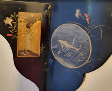 Charger l'image dans la galerie, Petite console mural Napoléon III « Chinoiserie » laqué noir