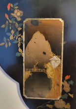 Charger l'image dans la galerie, Petite console mural Napoléon III « Chinoiserie » laqué noir