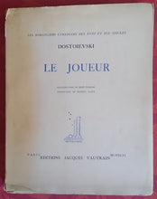 Charger l'image dans la galerie, "Le joueur"- Dostoïevski - Editions Jacques VAUTRAIN