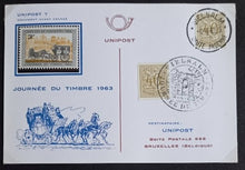 Charger l'image dans la galerie, Rare carte Neo Maximum Journée du timbre du 1963 VIELSALM