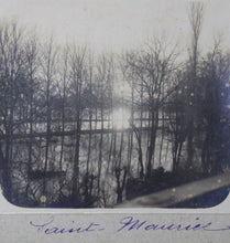 Charger l'image dans la galerie, Photos stéréographies, de la Grande Crue de 1910 à Saint-Maurice.