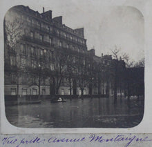 Charger l'image dans la galerie, Photos stéréographies, de la Grande Crue de 1910 à Paris (rive droite)