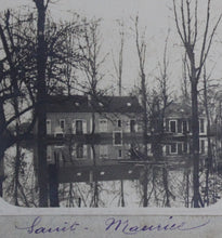 Charger l'image dans la galerie, Photos stéréographies, de la Grande Crue de 1910 à Saint-Maurice.