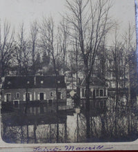Charger l'image dans la galerie, Photos stéréographies, de la Grande Crue de 1910 à Saint-Maurice.