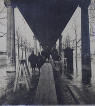 Charger l'image dans la galerie, Photos stéréographies, de la Grande Crue de 1910 à Paris (rive gauche)