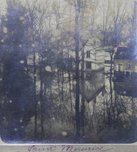 Charger l'image dans la galerie, Photos stéréographies, de la Grande Crue de 1910 à Saint-Maurice.