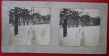 Charger l'image dans la galerie, Promenade sous la neige au bois de Boulogne 30 novembre 1908, photos stéréographies.