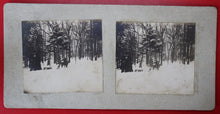 Charger l'image dans la galerie, Promenade sous la neige au bois de Boulogne 30 novembre 1908, photos stéréographies.