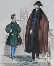 Charger l'image dans la galerie, Gravure mode Paris Petit Courrier des Dames