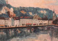 Charger l'image dans la galerie, "Paysage de village" M. MUSSIER