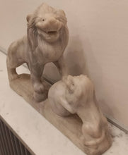 Cargar imagen en el visor de la galería, Sujet en Albâtre chien Fù