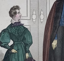 Charger l'image dans la galerie, Gravure mode Paris Petit Courrier des Dames