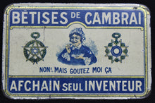 Charger l'image dans la galerie, Ancienne boite des véritable "Bêtises de Cambrai"
