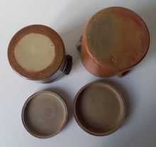 Charger l'image dans la galerie, Lot de 2 pots anciens grès vernissé