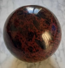 Load image into Gallery viewer, Sphère Obsidienne Acajou