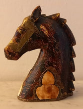 Carregar imagem no visualizador da galeria, Têtes de cheval bois du Rajasthan