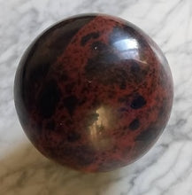 Load image into Gallery viewer, Sphère Obsidienne Acajou