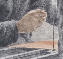 Cargar imagen en el visor de la galería, Gravure "Dame sur son métier de tissage"