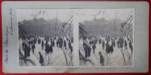 Carregar imagem no visualizador da galeria, Patinage au bois de Boulogne janvier 1914, photos stéréographies.