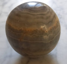 Load image into Gallery viewer, Sphère Agate bleue et beige