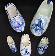Carregar imagem no visualizador da galeria, Lot de sabots en céramique bleu de Delft