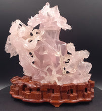 Charger l'image dans la galerie, Imposant flacon couvert en quartz rose chine