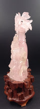 Charger l'image dans la galerie, Imposant flacon couvert en quartz rose chine