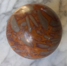 Load image into Gallery viewer, Sphère Agate feuilles de bambou
