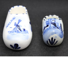 Carregar imagem no visualizador da galeria, Lot de sabots en céramique bleu de Delft