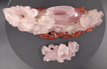 Charger l'image dans la galerie, Imposant flacon couvert en quartz rose chine