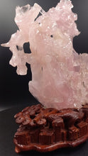 Charger l'image dans la galerie, Imposant flacon couvert en quartz rose chine