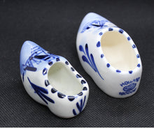 Carregar imagem no visualizador da galeria, Lot de sabots en céramique bleu de Delft