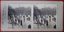 Carregar imagem no visualizador da galeria, Patinage au bois de Boulogne janvier 1914, photos stéréographies.