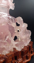 Charger l'image dans la galerie, Imposant flacon couvert en quartz rose chine