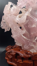 Charger l'image dans la galerie, Imposant flacon couvert en quartz rose chine