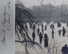 Carregar imagem no visualizador da galeria, Patinage au bois de Boulogne janvier 1914, photos stéréographies.