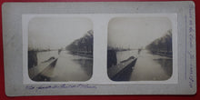 Charger l'image dans la galerie, Photos stéréographies, de la Grande Crue de 1910 à Paris. (pont de l'Alma)
