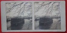 Charger l'image dans la galerie, Photos stéréographies, de la Grande Crue de 1910 vue d'Ivry-sur-Seine et son port.