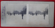 Carregar imagem no visualizador da galeria, Patinage au bois de Boulogne janvier 1914, photos stéréographies.