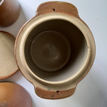 Charger l'image dans la galerie, Lot de 3 pots anciens grès vernissé