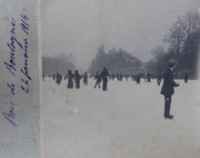 Carregar imagem no visualizador da galeria, Patinage au bois de Boulogne janvier 1914, photos stéréographies.
