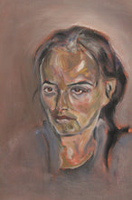 Charger l'image dans la galerie, "Portrait de femme" huile sur toile par Diego