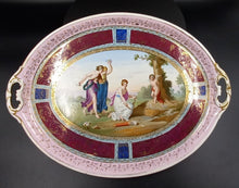 Charger l'image dans la galerie, Très beau plateau porcelaine de Vienne fin XVIIIème